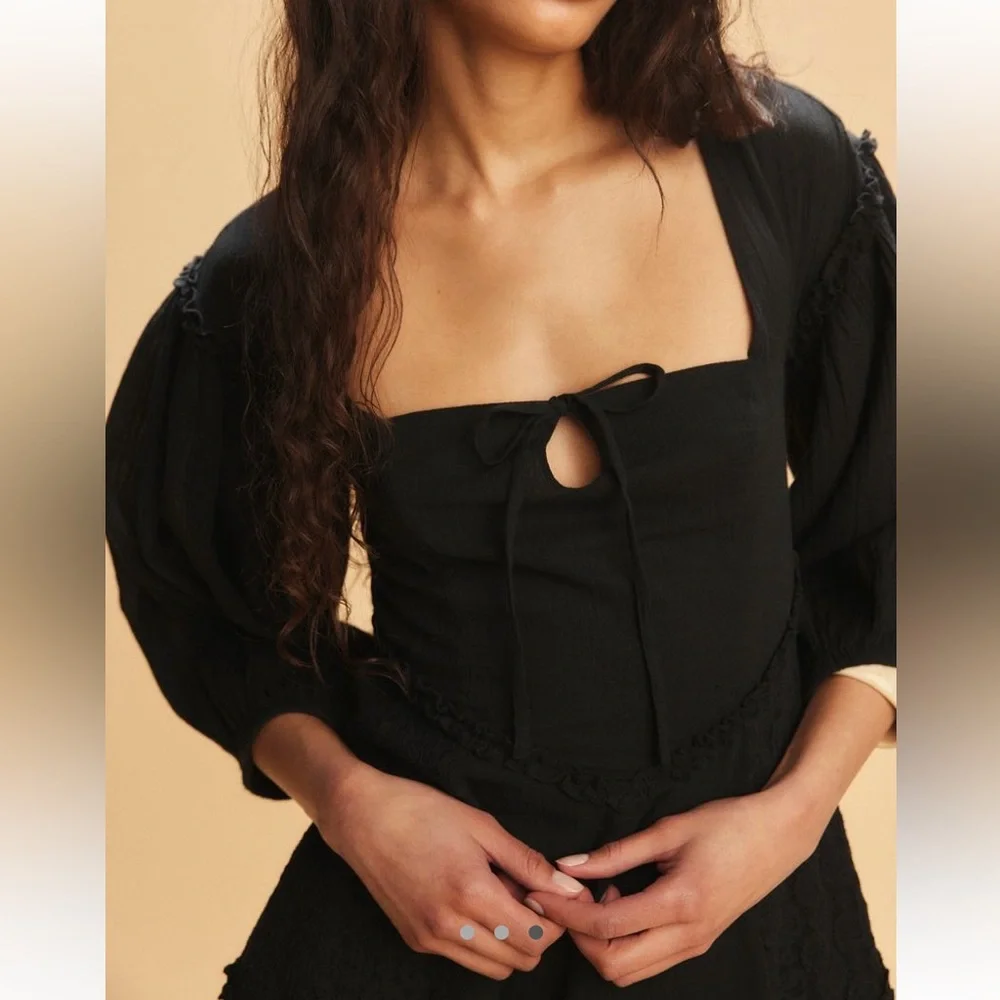 NWT Free People Black Mini Dress